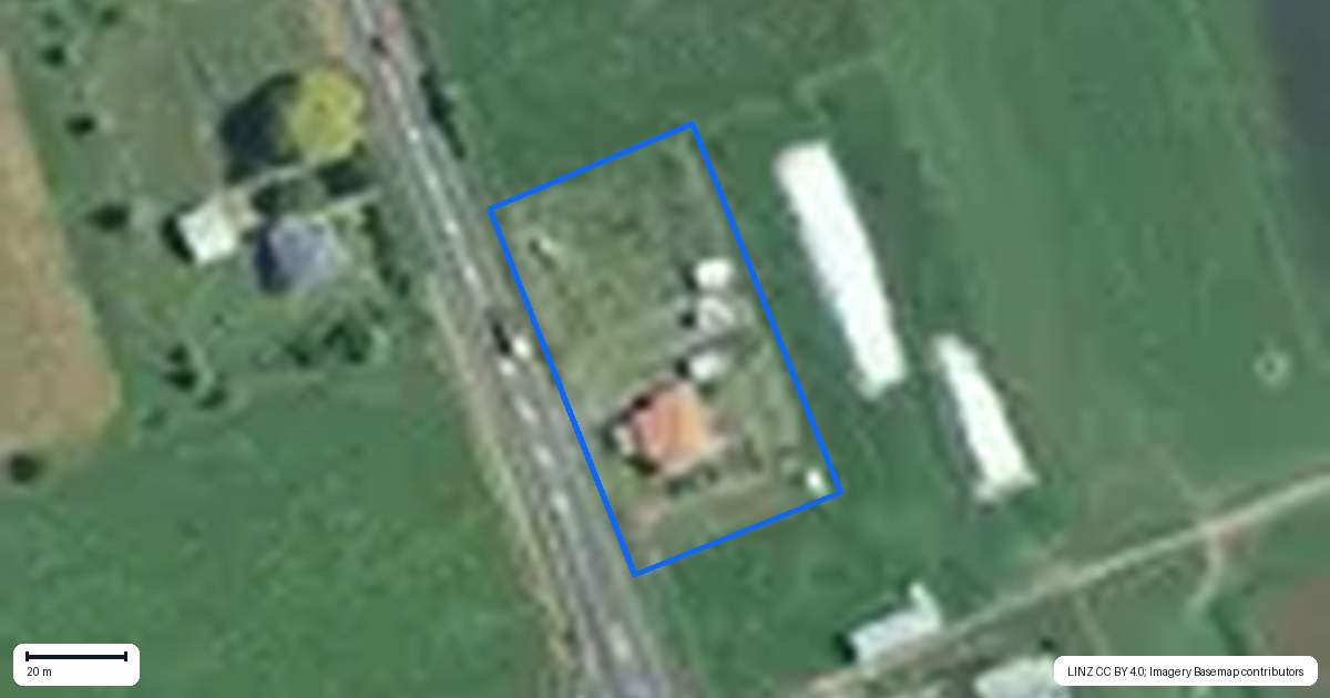 Property context map for 739 Hauraki Road, Turua, Ngatea