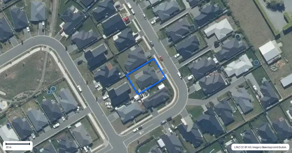 Property context map for 26 Tobollie Drive, Rolleston