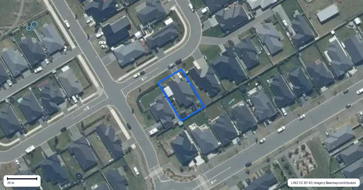 Property context map for 61 Tobollie Drive, Rolleston
