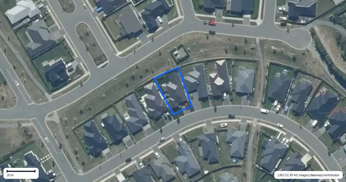 Property context map for 9 Tobollie Drive, Rolleston
