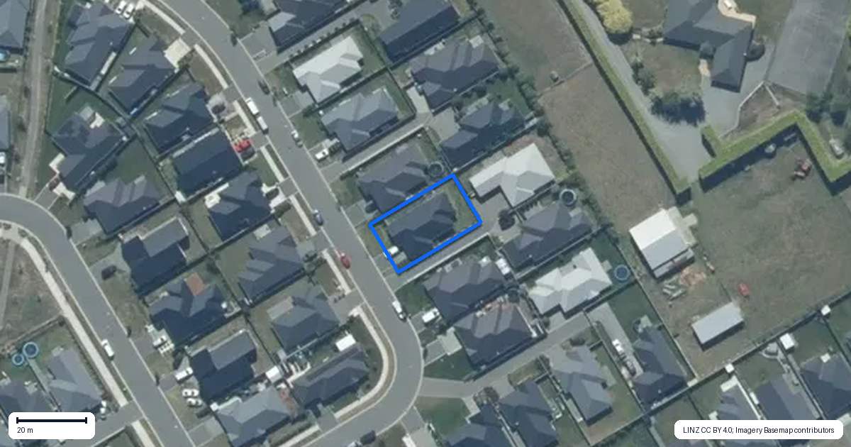 Property context map for 39 Tobollie Drive, Rolleston
