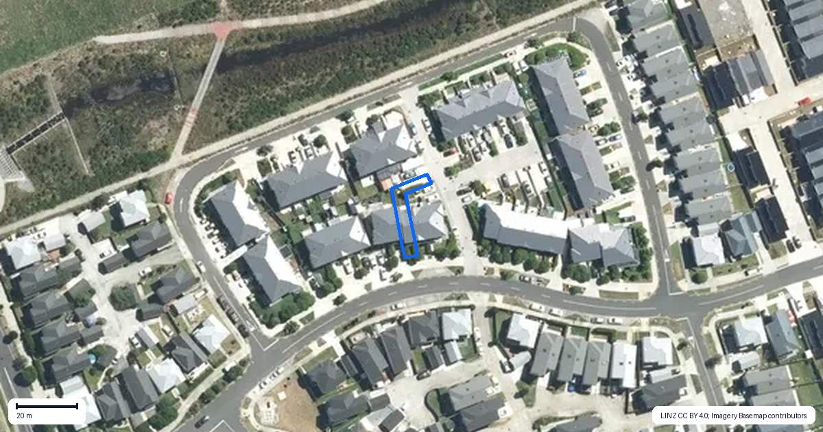 Property context map for 28 Bellbird Street, Papakura