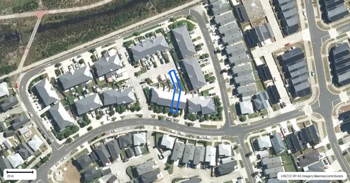 Property context map for 42 Bellbird Street, Papakura