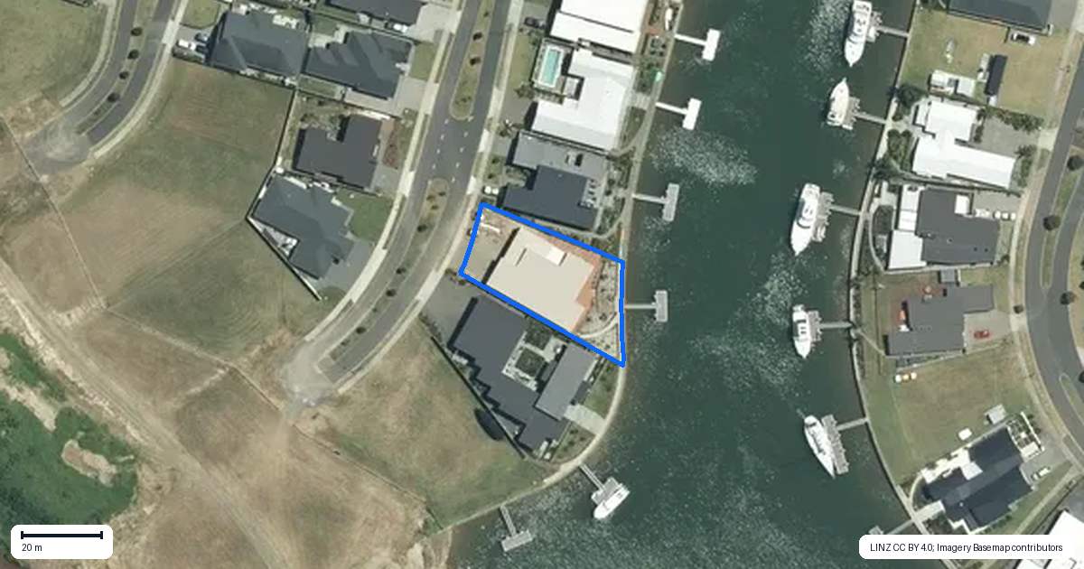 Property context map for 43 Awatea Drive, Whitianga