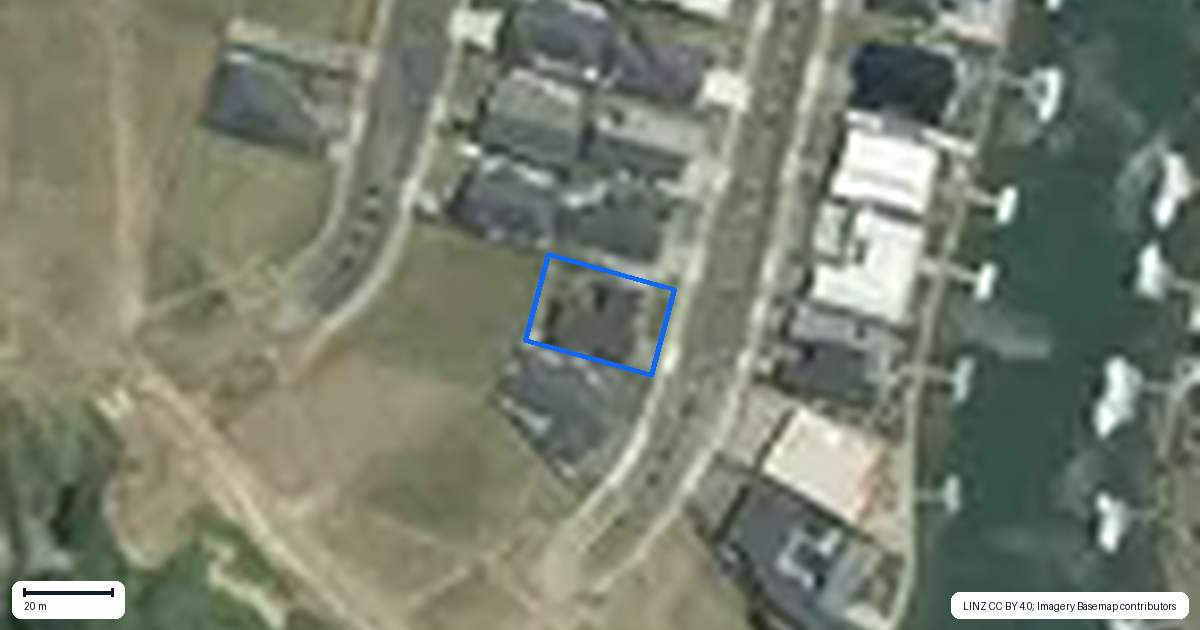 Property context map for 34 Awatea Drive, Whitianga