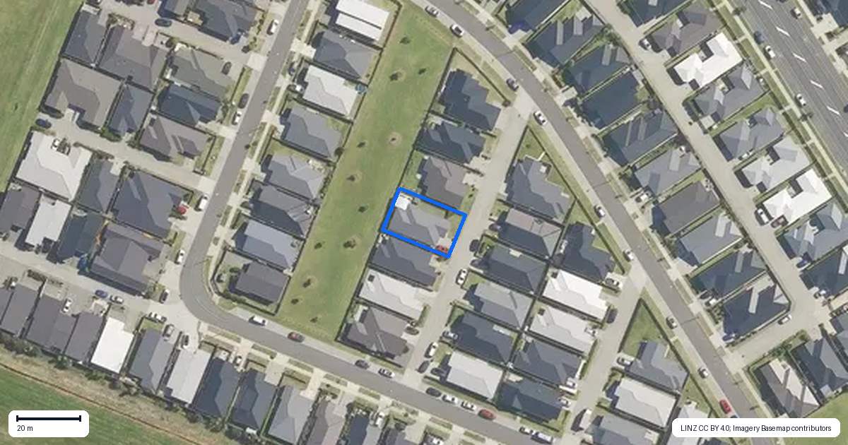 Property context map for 8 Navy Lane, Papamoa