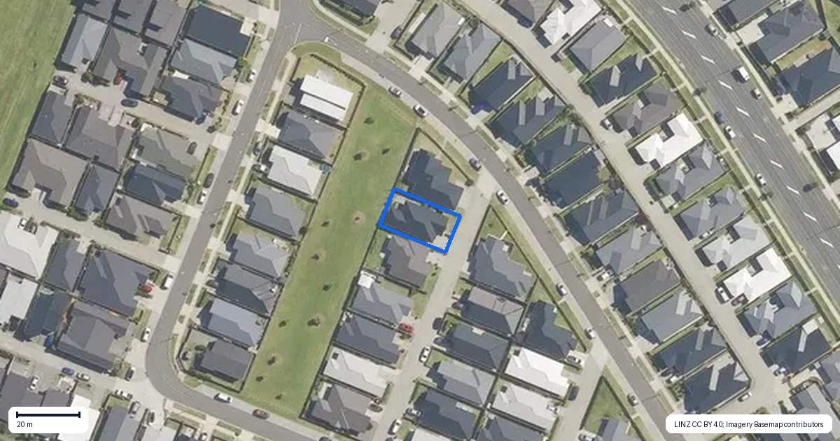Property context map for 4 Navy Lane, Papamoa