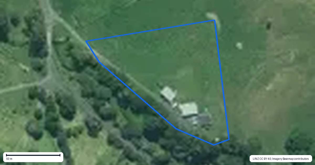 Property context map for 35 Waipuna Road, Waerenga, Te Kauwhata