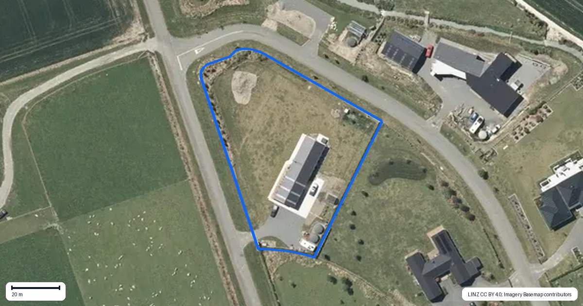 Property context map for 26 Mt Harding Road, Methven