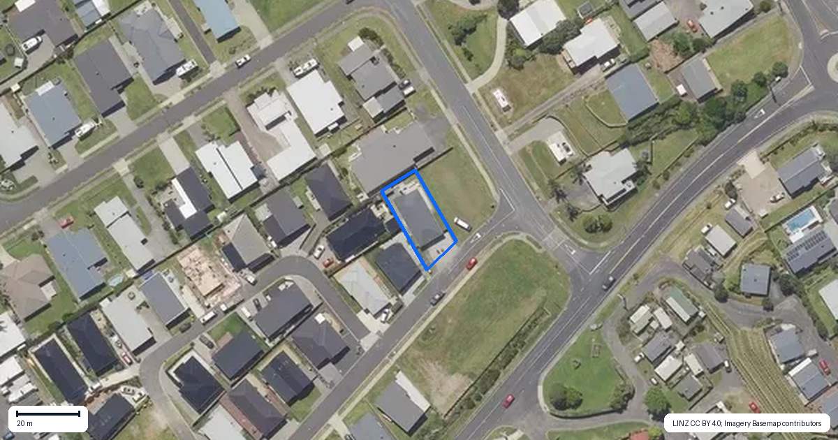 Property context map for 4 Sandy Place, Waihi Beach
