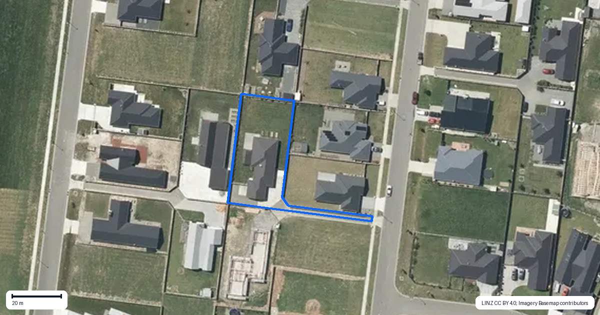 Property context map for 11B Memorial Crescent, Methven