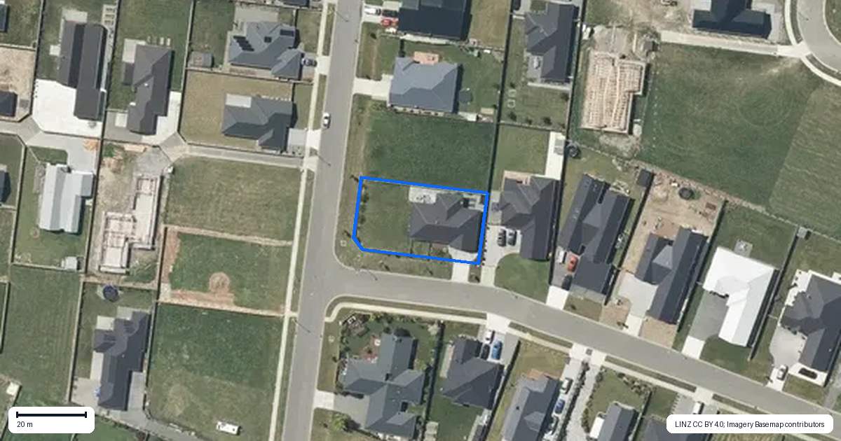 Property context map for 1 Gleniffer Place, Methven