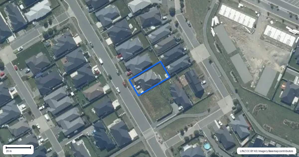 Property context map for 39 Avanda Avenue, Rolleston