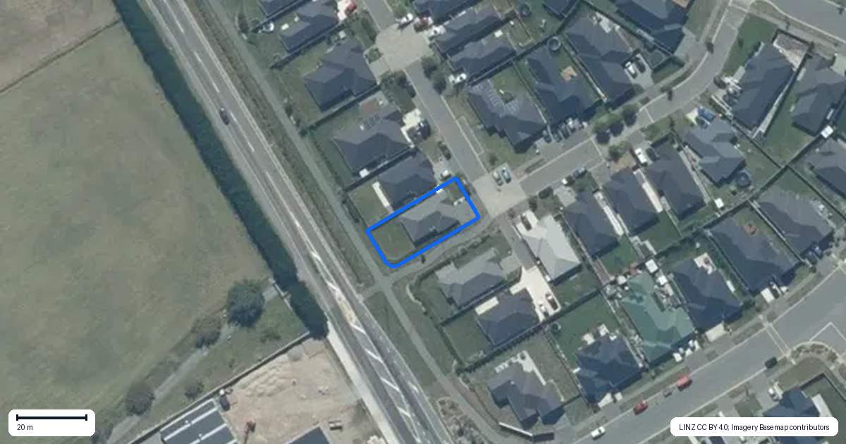 Property context map for 40 Wigmore Crescent, Rolleston