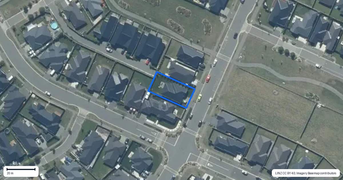 Property context map for 21 Lady Isaac Drive, Rolleston