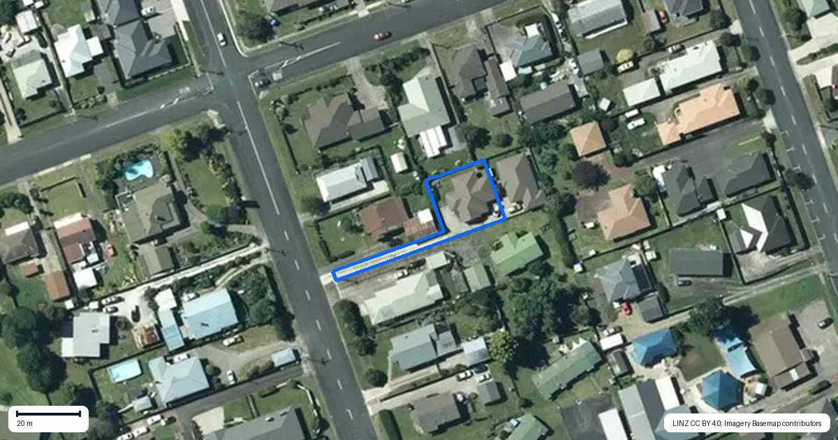 Property context map for 42 Haerehuka Street, Otorohanga