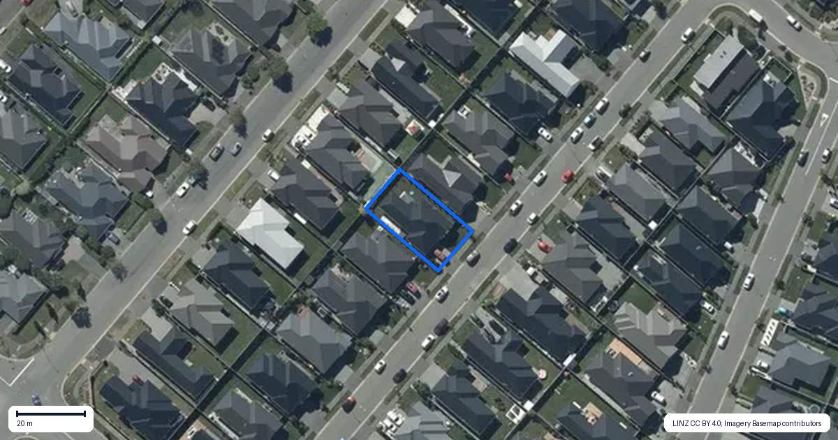 Property context map for 14 Conailus Street, Halswell, Christchurch