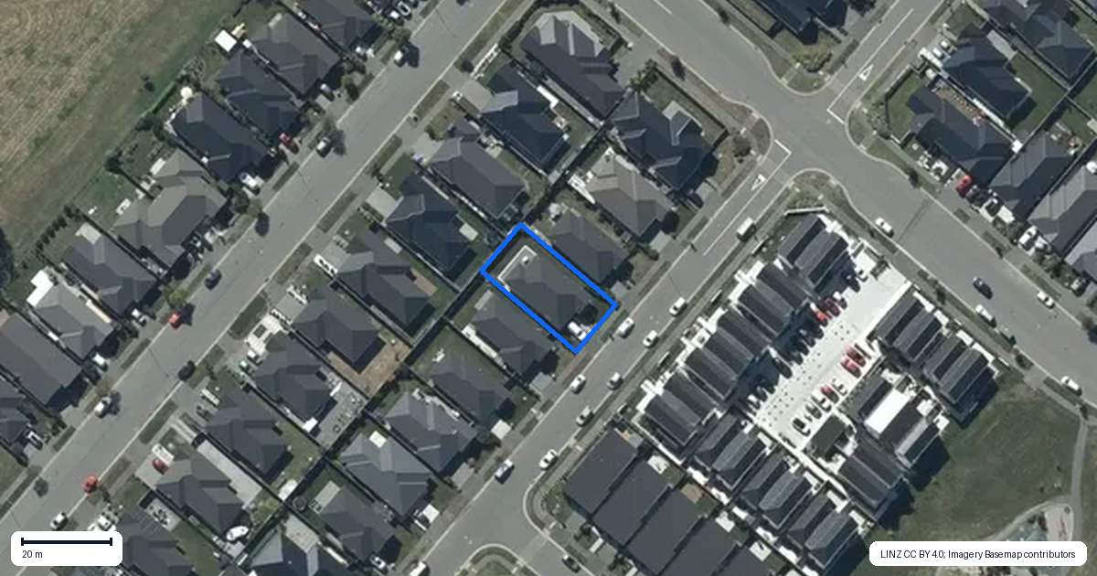 Property context map for 34 Conailus Street, Halswell, Christchurch