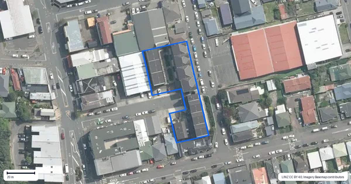 Property context map for 14 Arney Street, Newtown, Wellington