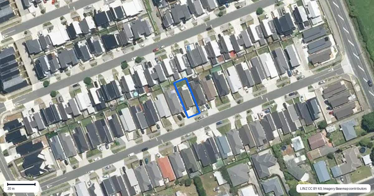 Property context map for 19 Farmland Road, Papakura