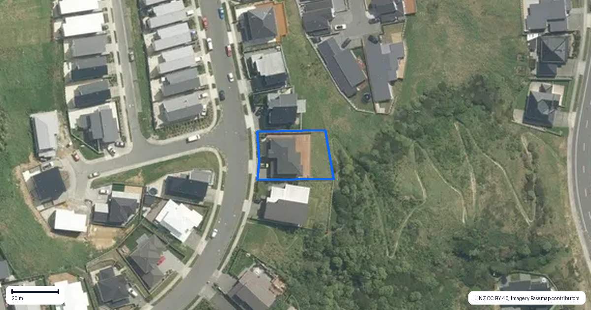 Property context map for 142 Amesbury Drive, Churton Park, Wellington