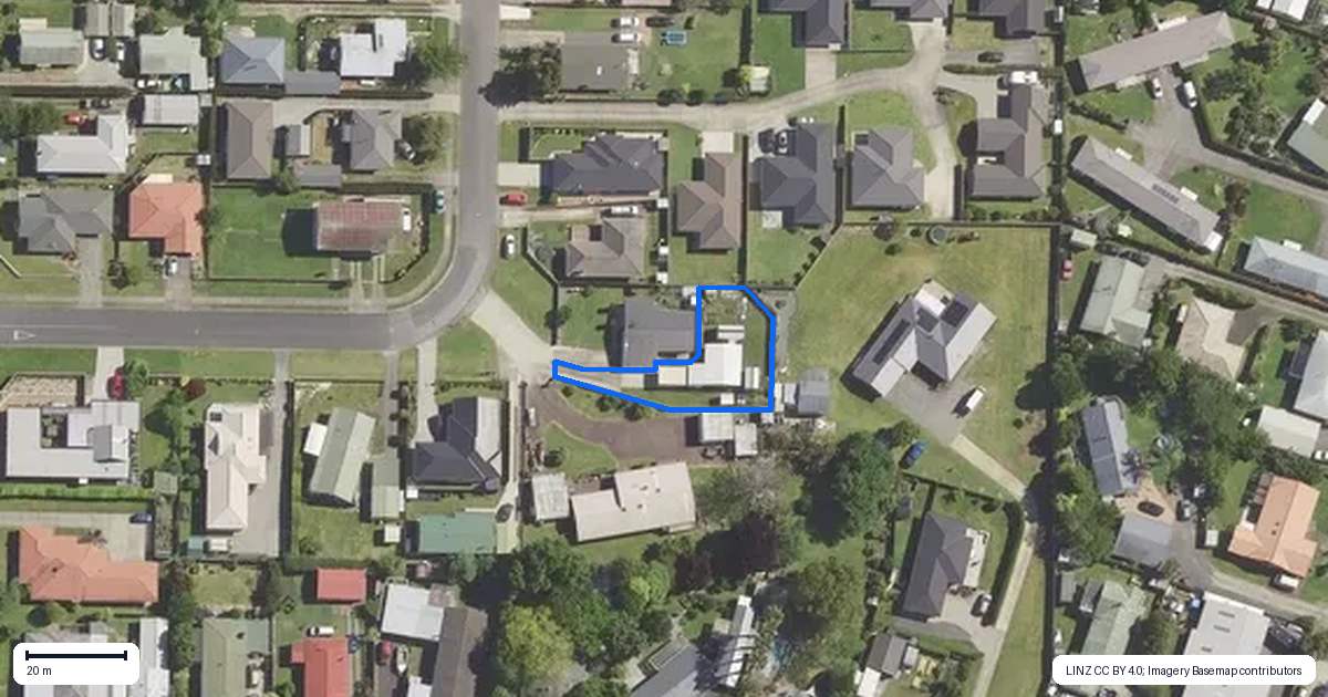 Property context map for 26B Clive Road, Katikati