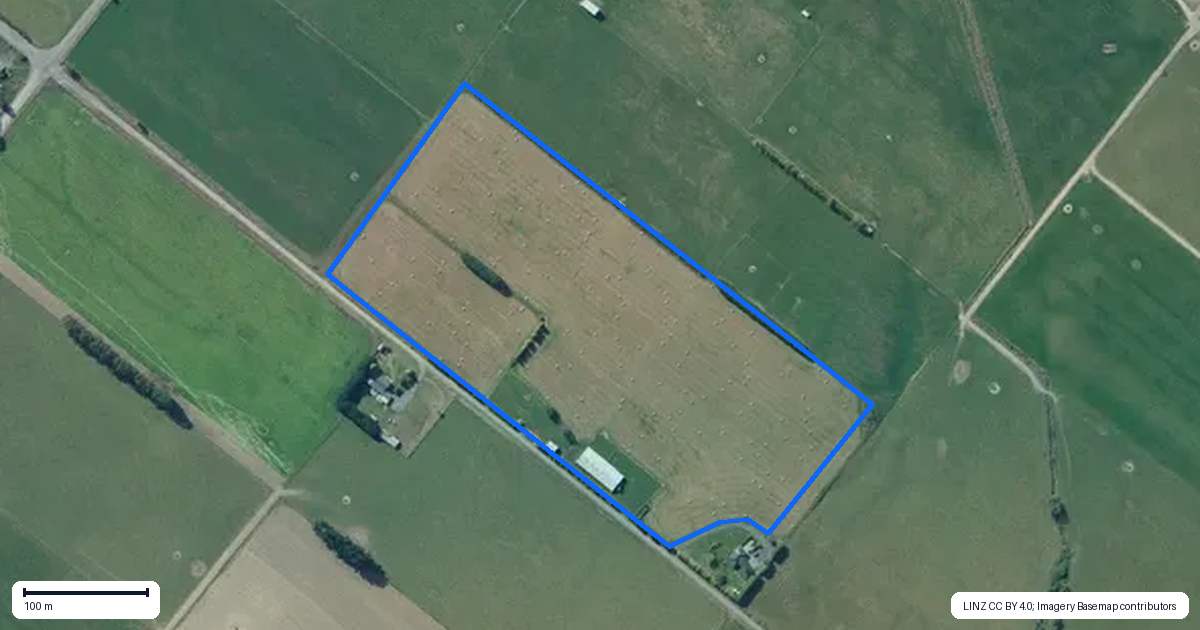 Property context map for 301 Moneymore Road, Milton