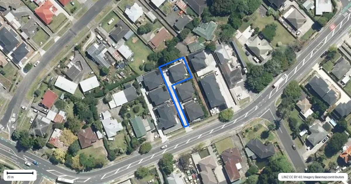 Property context map for 111C Portage Road, Papatoetoe, Auckland