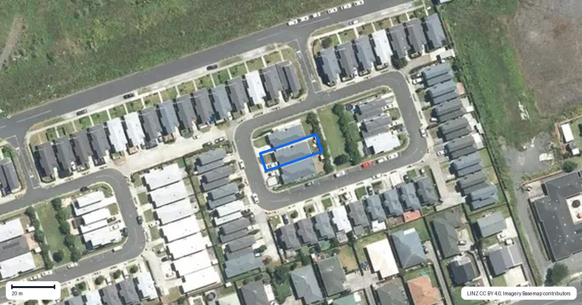 Property context map for 4 Divide Loop, Takanini, Auckland
