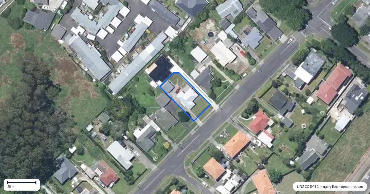 Property context map for 57 Peat Street, Whanganui