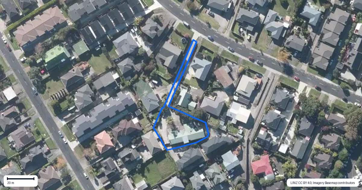 Property context map for 55 Nelson Street, Howick, Auckland