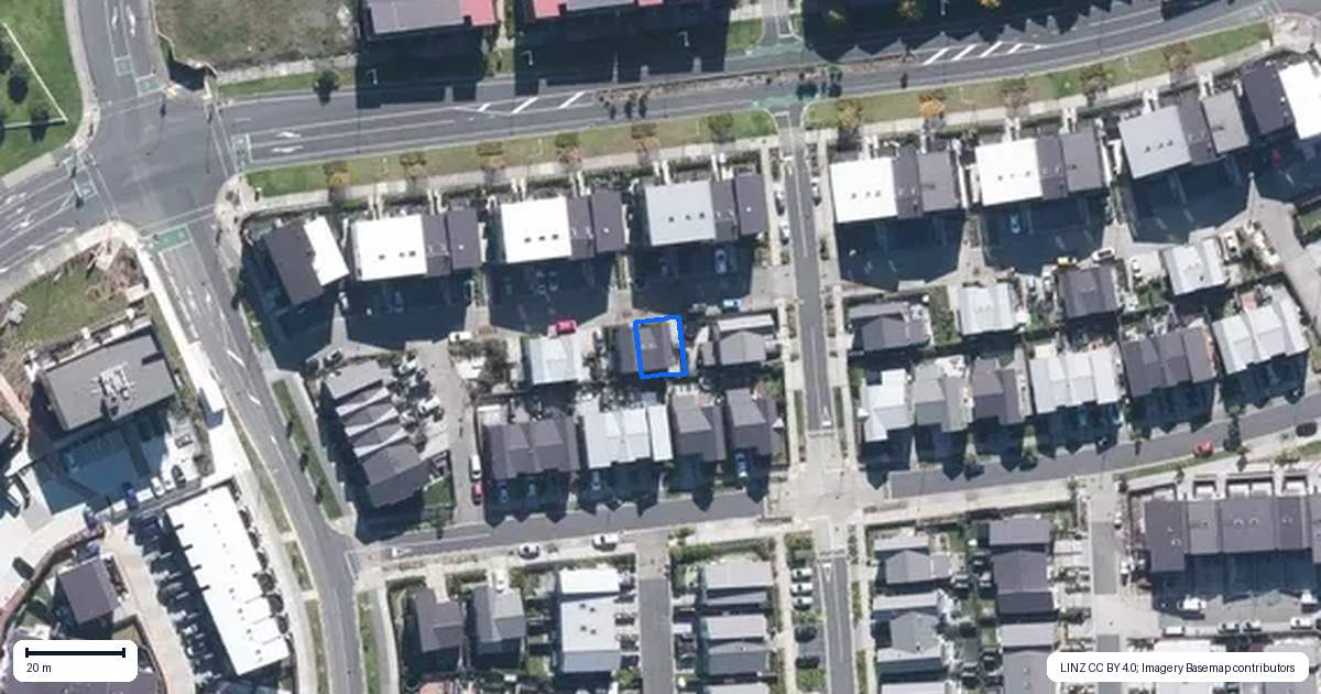 Property context map for 17 Matimati Place, Hobsonville, Auckland