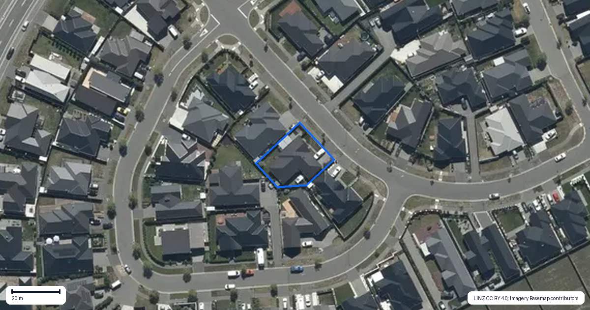 Property context map for 152 Georgina Street, Marshland, Christchurch