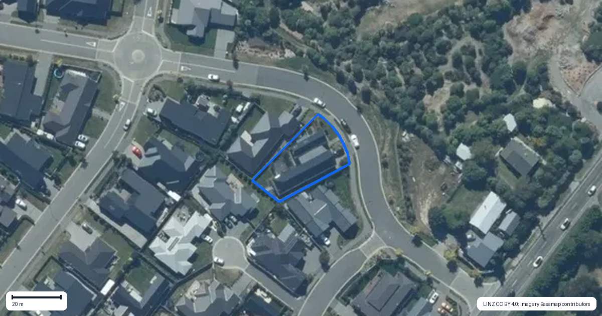Property context map for 6 Nickel Drive, Prebbleton