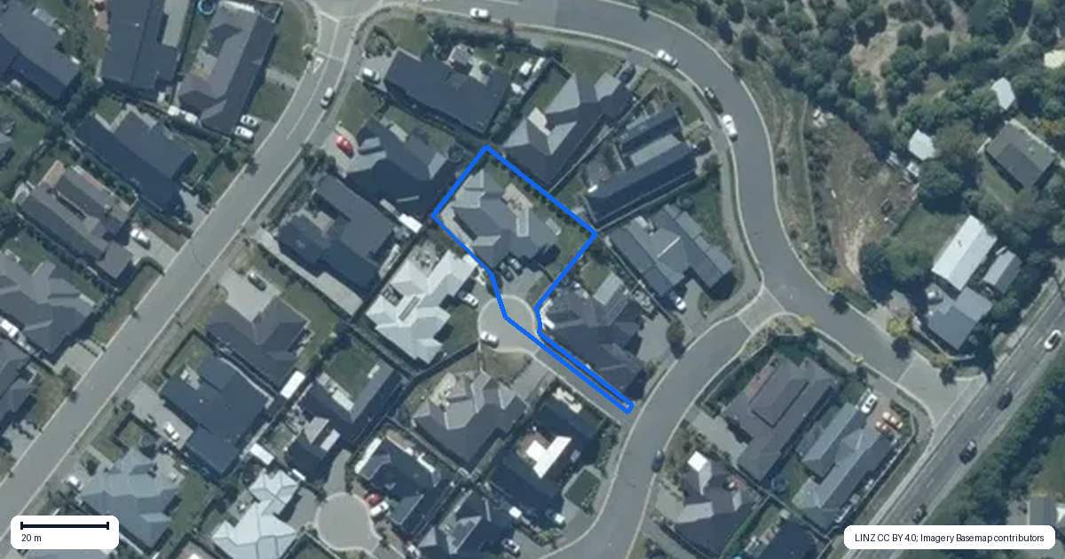 Property context map for 4 Daphne Lane, Prebbleton