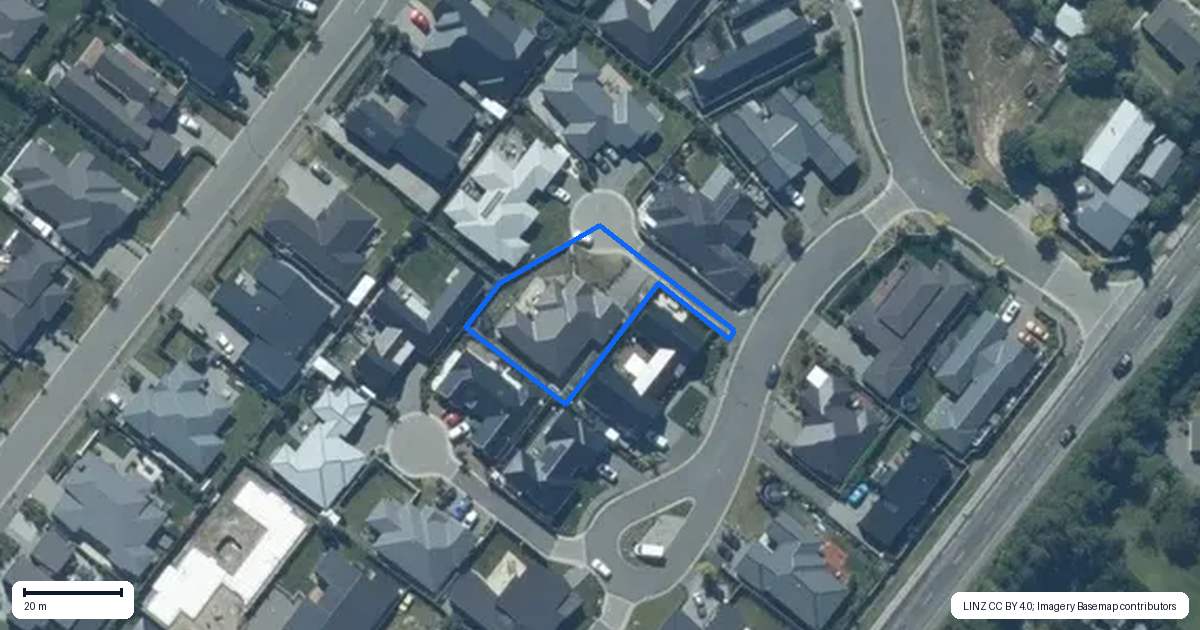 Property context map for 3 Daphne Lane, Prebbleton