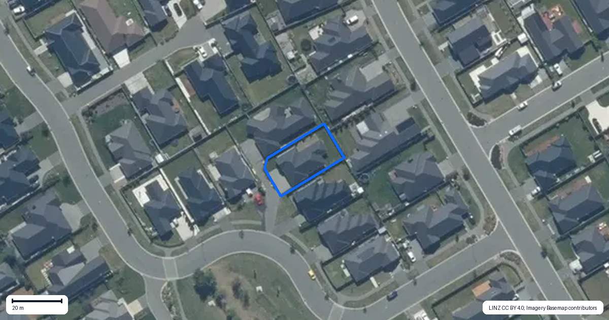 Property context map for 21 Spirit Terrace, Rolleston