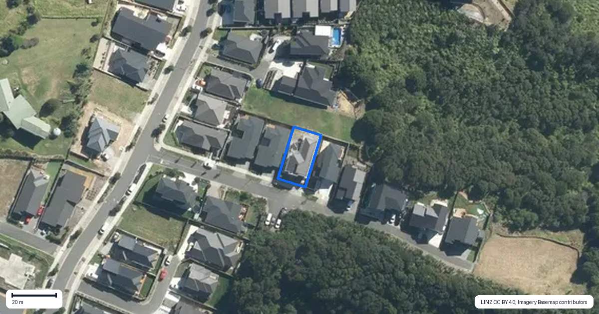 Property context map for 7 Waimaru Lane, Orewa