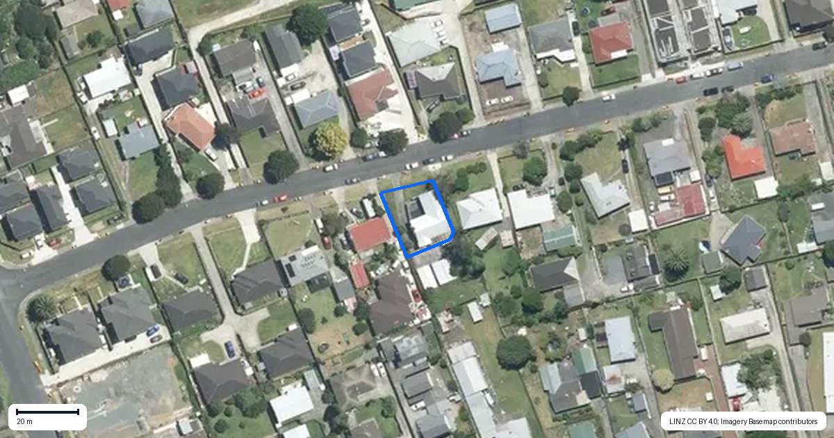 Property context map for 9 Clark Street, Manurewa, Auckland