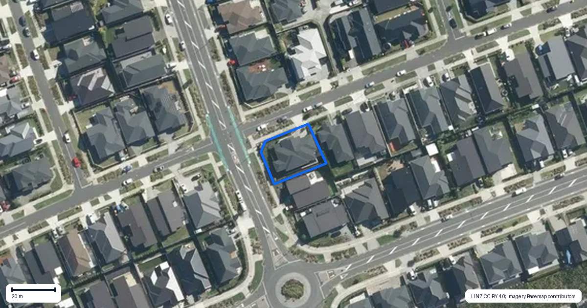 Property context map for 24 Siren Street, Wainui