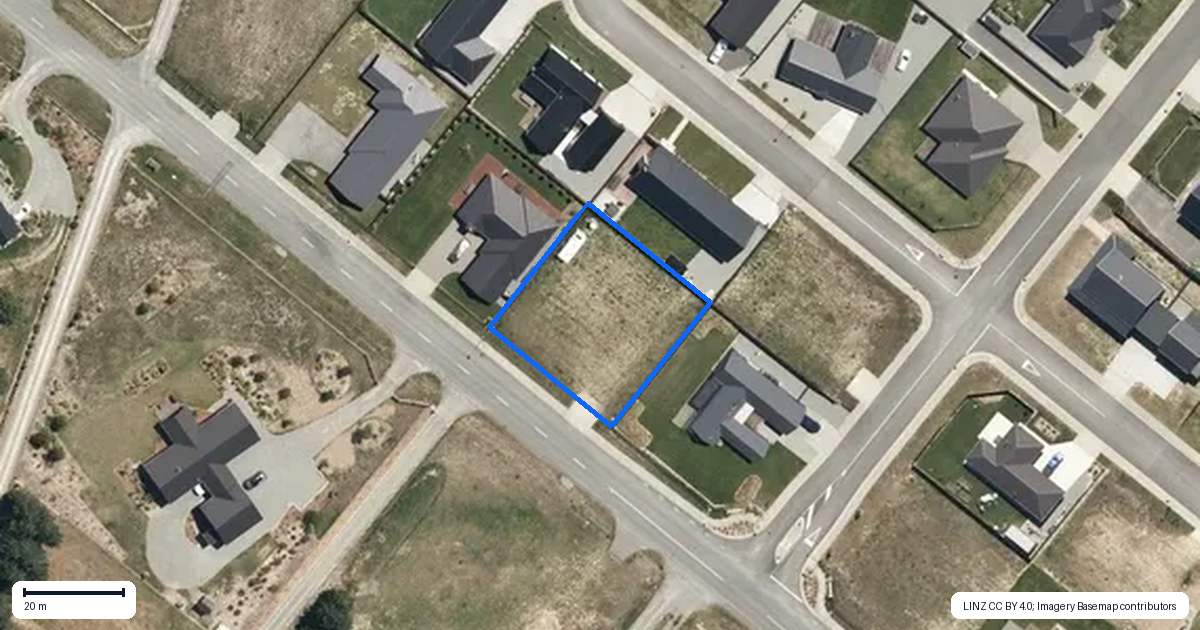 Property context map for 53 North West Arch, Twizel
