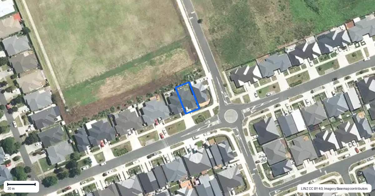 Property context map for 110 Kuaka Drive, Takanini, Auckland