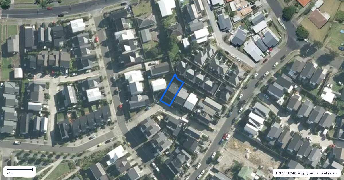 Property context map for 7 Taiki Lane, Glen Innes, Auckland