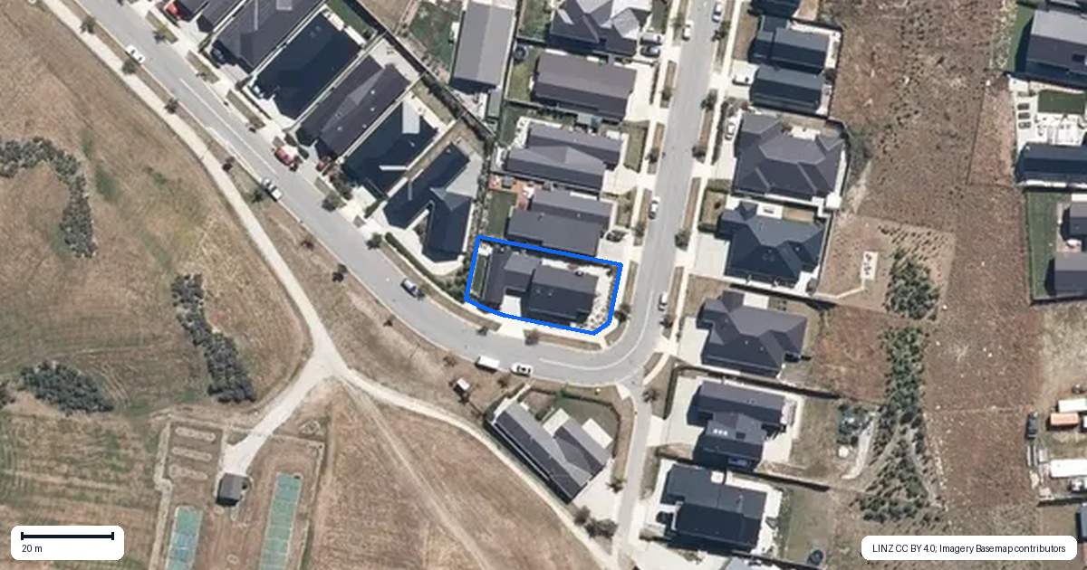 Property context map for 42 Muster Road, Jacks Point, Queenstown