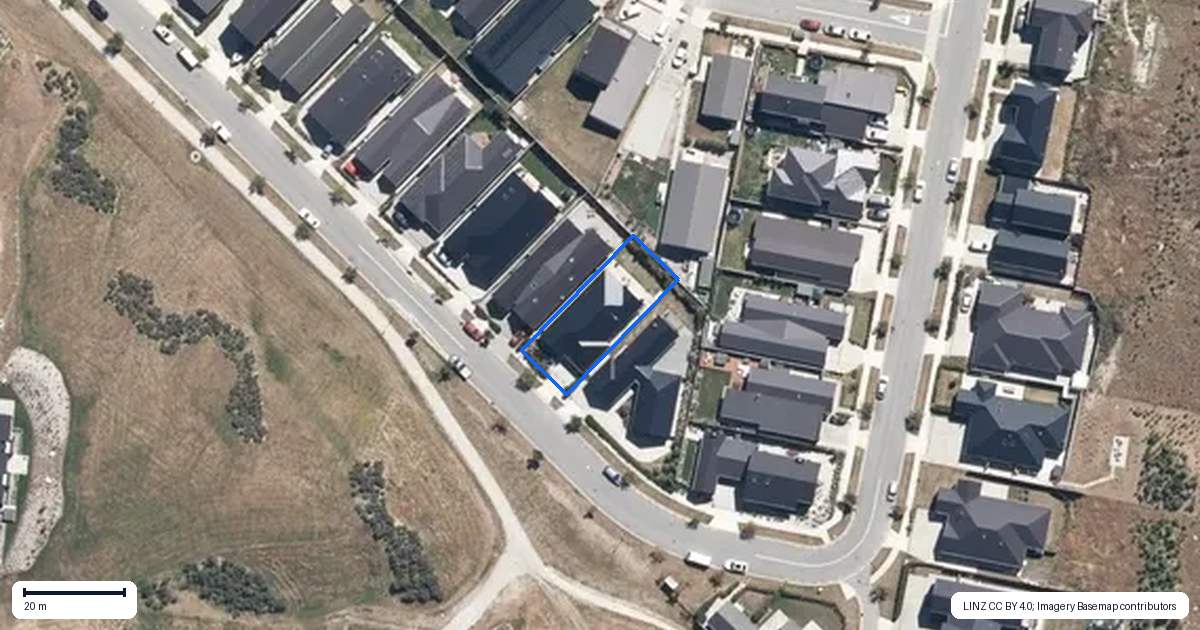 Property context map for 46 Muster Road, Jacks Point, Queenstown