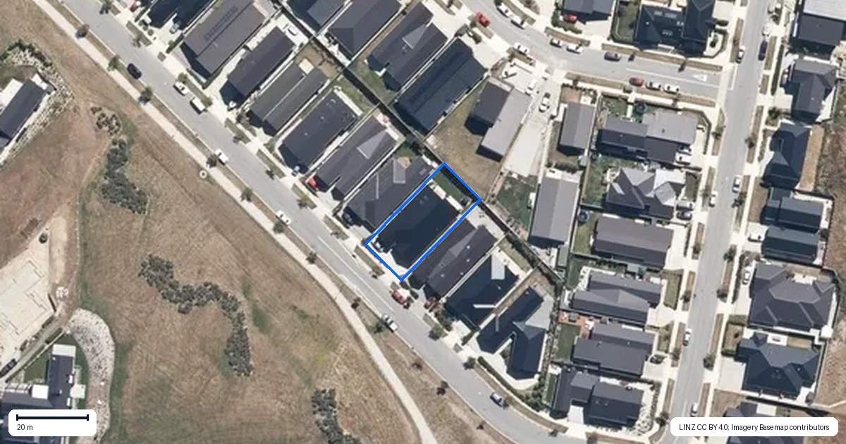 Property context map for 50 Muster Road, Jacks Point, Queenstown