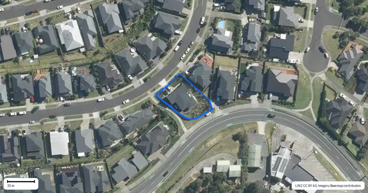 Property context map for 31 Cilliers Drive, Silverdale