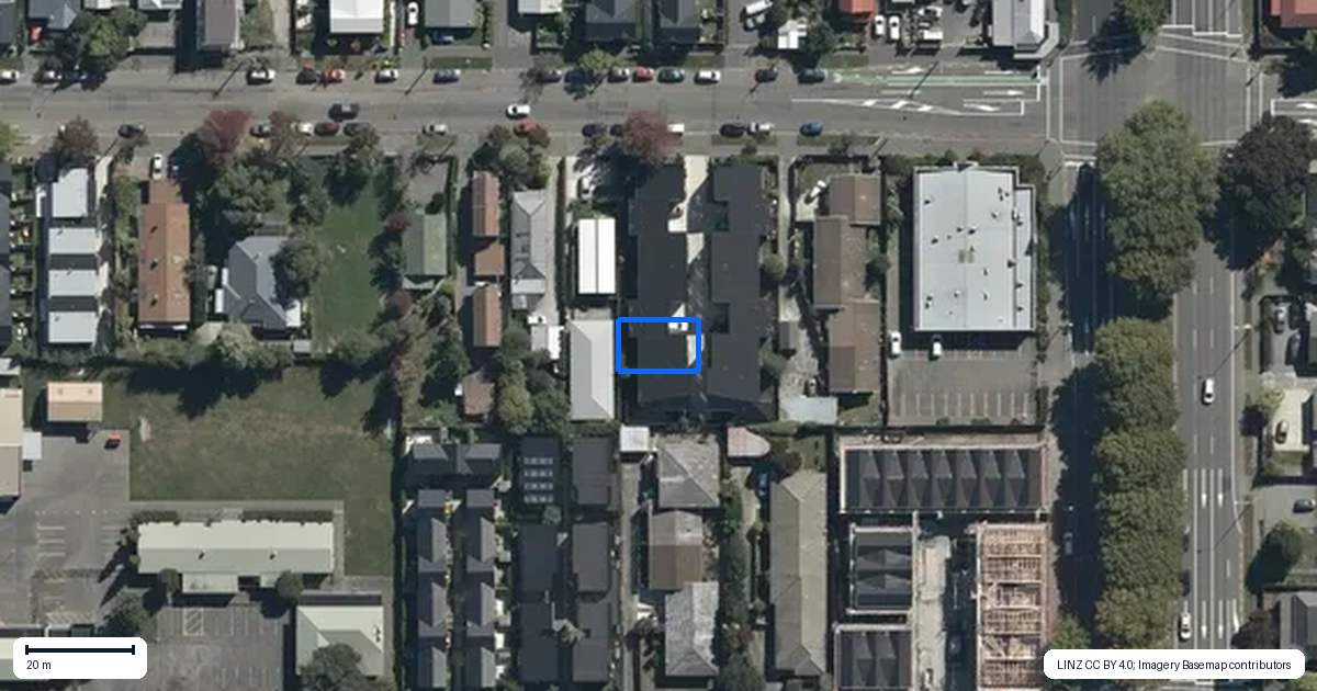Property context map for 4/342 Armagh Street, Christchurch Central, Christchurch