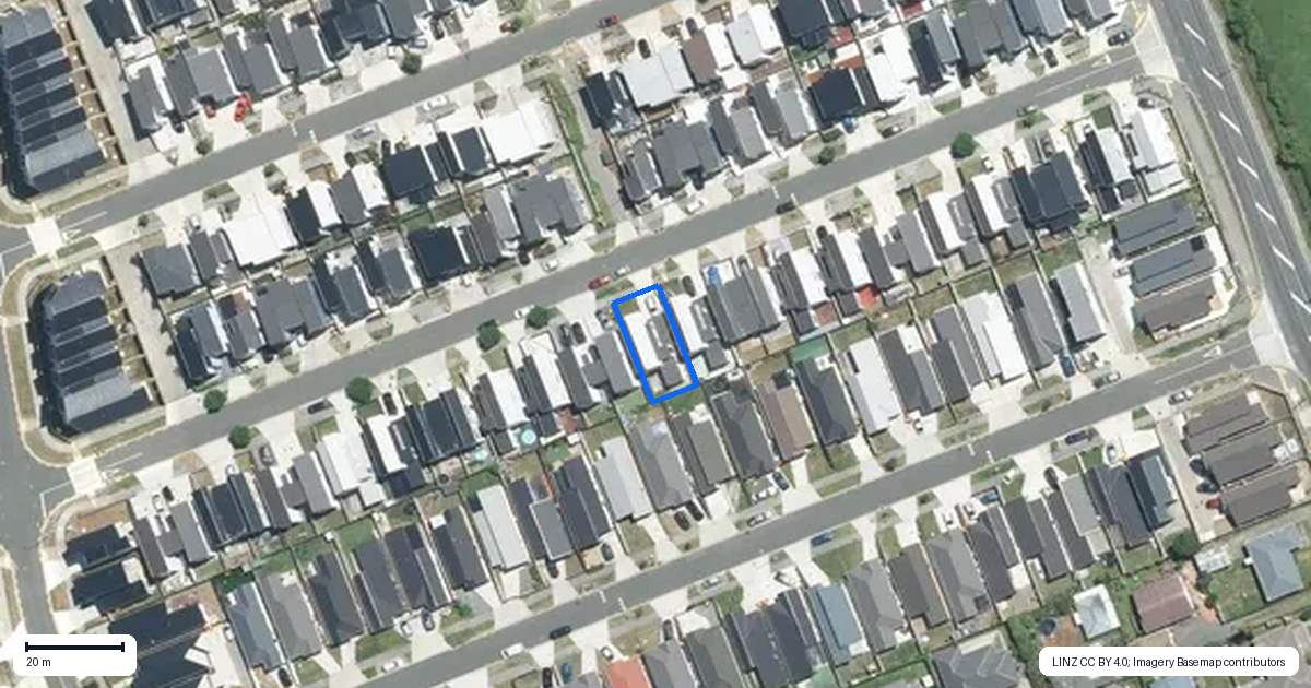 Property context map for 79 Bellbird Street, Papakura