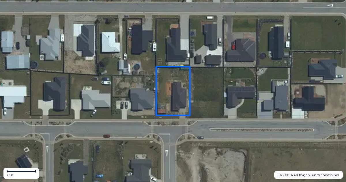 Property context map for 35 Timsfield Drive, Lake Hawea